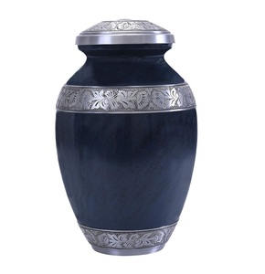 Urne funéraire classique en aluminium de qualité supérieure pour cendres d'adultes, fabriquée par un fabricant de confiance, avec un design de rangement commémoratif de qualité supérieure - Product Image 1