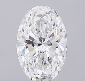 Diamant de laboratoire CVD LG 772633900 certifié IGI, 4,42 carats, taille ovale brillant, couleur E, clarté IF, ROYAL GEMS, pour la fabrication de super bijoux - Product Image 1