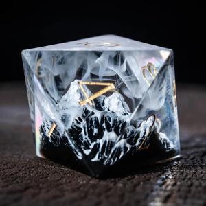 Ensemble de dés en résine pour jeux de rôle fantastiques, dés polyédriques en résine de haute qualité pour jeux de table professionnels, fournitures de jeux en gros - Product Image 2