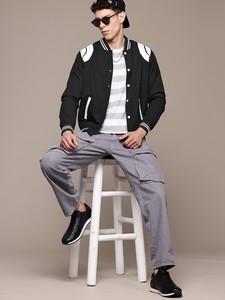 Veste de baseball classique pour homme, style universitaire, veste bomber, vêtement d'extérieur décontracté, qualité supérieure - Product Image 6