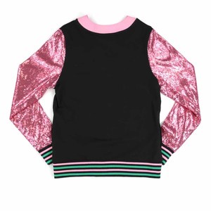 อัลฟ่า |   คาปา |   เสื้อคาร์ดิแกนปักเลื่อม Alpha AKA Sorority- สำหรับผู้หญิง- สีชมพู/เขียว เสื้อแจ็คเก็ตแฟชั่นผู้หญิง ดีไซน์ปักลาย เสื้อสเวตเตอร์ลำลอง - Product Image 6