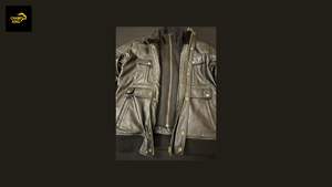 Chaqueta de Piel de Vaca Acolchada de Invierno, Ecológica, Personalizada y de Alta Calidad, Estilo Vintage, Forro de Poliéster, Botones y Cierre de Cremallera - Product Image 3