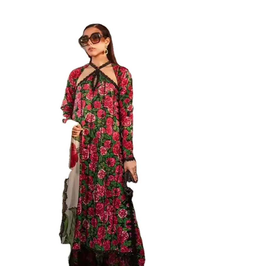 Quyến rũ shalwar kameez thiết kế 2024 ưa thích chiffon choli hợp thời trang pakistani phong cách shalwar kameez Bộ sưu tập