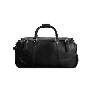 Expandable Genuine <b>Leather</b> Vintage Luggage <b>Bag</b> for International Travel Durable Construction 36-55L Capacity Custom Size - Product Image 5