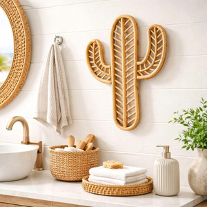New Design Rattan <b>Wall</b> <b>Decor</b> Made in Vietnam | Wholesale Price | OEM ODM Custom Color - Product Image 3