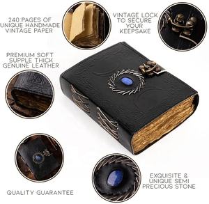 Book of SHADOW germoire วินเทจหนังเทพธิดาคาถาตกแต่ง wiccan บันทึกโบราณแม่มดสำหรับผู้ชายและผู้หญิง - Product Image 4