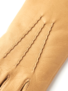 Gants en cuir de vachette de qualité supérieure, doux et thermiques, pour l'hiver, à porter au quotidien, gants en cuir - Product Image 6