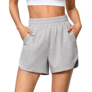 Short de sport personnalisé pour femmes Short de sport confortable à enfiler avec élastique taille haute Short de sport d'été décontracté avec poches 2026 - Product Image 5