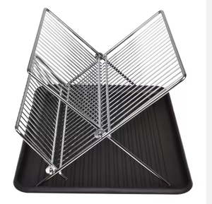 OEM/ODM <b>Kitchen</b> <b>storage</b> metal dish rack foldable dish rack VietNam - Product Image 2