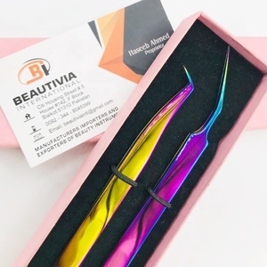 ปลายแหลมสำหรับต่อคิ้วแหนบปลายแหลมให้เสียงสีรุ้งพลาสม่าสีรุ้งออกแบบโลโก้ได้ตามต้องการแบบมืออาชีพ - Product Image 2