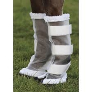 Bottes de protection pour chevaux de qualité supérieure, couleur unie, tissu respirant en maille, protection des jambes, entraînement équestre, durables, légères - Product Image 1