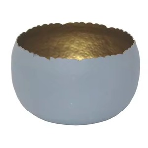 Portavelas Metálico Decorativo para Restaurante, Contenedor para Velas, Decoración para Comedor - Product Image 3