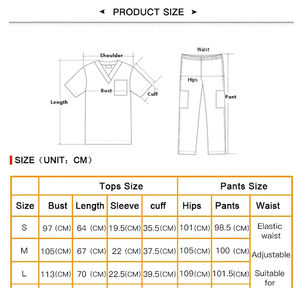 Conjuntos de Uniformes Médicos Personalizados para Enfermeras, Uniformes Unisex de Pakistán, Material de Poliéster/Algodón, Manga Corta/Larga - Product Image 6