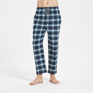 Pantalon de pyjama en flanelle épaisse pour homme, motif personnalisé de haute qualité, confortable pour l'hiver, respirant, grande taille, en coton à carreaux - Product Image 2