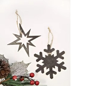 Colgantes navideños de metal, hermosos adornos festivos ideales para decorar árboles de Navidad y guirnaldas de chimenea - Product Image 4
