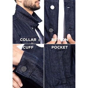 Nouvelle arrivée 2024, veste en jean décontractée élégante de haute qualité, saison hivernale, technique de lavage, prix raisonnables - Product Image 5