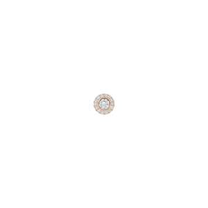 Halo Pendant Necklaces 14K Solid Gold Bezel Round Cut Lab Grown Micro Pave Diamond Solitaire Everyday Wear Classic Jewelry Gifts - Product Image 5