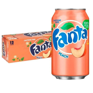 New Arrival Fanta Peach 335ml Refreshing Peach Flavored Soda Factory Direct <b>soft</b> <b>drink</b> 335ml - Product Image 2