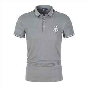 Nuevo Jersey de Algodón de Alta Calidad, Talla Grande, con Logotipo Personalizado, Estampado Informal, Sólido, para Hombre, de Punto, de Secado Rápido - Product Image 3