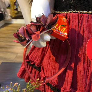 Robe en coton à paillettes pour bébé, blouse avec bandeau, nouvelle collection - Product Image 4