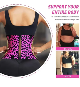 Faja Reductora de Cintura y Abdomen de Poliamida para Entrenamiento, con Triple Envoltura, Corsé, Banda de Sudoración, Moldeadora Deportiva para Gimnasio - Product Image 5