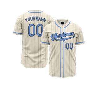 Design own logo customized sublimation 100% polyester breathable vintage premium quality baseball shirt adult - Product Image 2