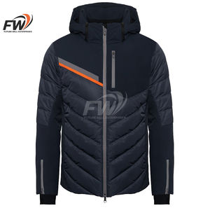 Parkas para hombre más vendidas, forro polar, cierre completo, abrigos cálidos para invierno, ropa de abrigo acolchada personalizada para hombre - Product Image 1