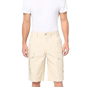 Wholesale Fashion Men's High Elastic Waist Canvas Cargo Pants Shorts Multi Pocket Breathable Wrinkle Customized Logo And Sized - Product Image 3