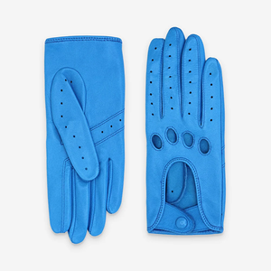 Gants de mode pour hommes en cuir PU durable, compatibles écran tactile, doublure en soie écologique, pour sports d'hiver, haute qualité, logo/couleurs personnalisables - Product Image 1