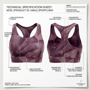 2026 New Latest Style Customized Sports <b>Bra</b> Breathable Racerback Workout Yoga Fitness Gym Padded Stretch Quick Dry Crop Top - Product Image 2