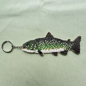 Luxury Eco-Friendly Handmade Decorative Embroidered Beaded <b>Keychain</b> for Handbags Wallets Keys - Product Image 5