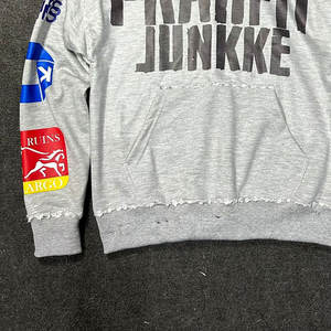 Custom Logo OEM ODM Winter 100% Cotton Anti-Wrinkle Anti-Pilling <b>Men's</b> Regular Fit <b>Fleece</b> Windproof Embroidered Pullover Printed - Product Image 4