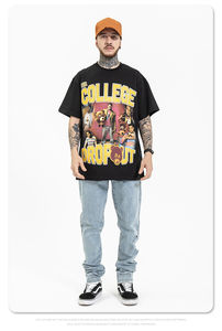 Camisetas de Algodón 100% para Hombre, de Alta Calidad, con Logotipo Personalizado, Impresión Serigráfica, Tallas Personalizadas, Tela de Algodón Peinado, Patrón de Letras, Venta al Por Mayor - Product Image 5