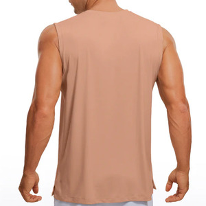 Débardeur de sport personnalisé pour homme, respirant, 100 % coton, tissu extensible doux, col rond, sportif, 275 GSM, vêtements de fitness - Product Image 4