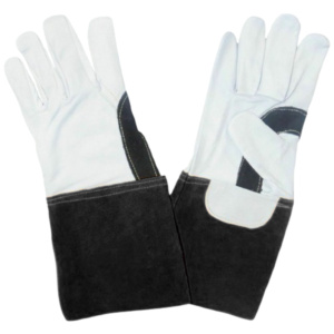 Gants de soudage en cuir de chèvre et de vache pleine fleur, robustes, pour soudeurs TIG, protection des mains, gants de travail industriels, sécurité au travail - Product Image 6