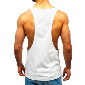 OEM Custom Logo High Quality Knitted Breathable Cotton <b>Mens</b> Stringer Tank Top Plus Size Gym Workout <b>Singlet</b> Muscle Shirt Quick - Product Image 2