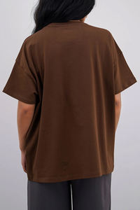 T-shirts personnalisés de haute qualité en gros, logo personnalisé, coton pur épais 190g, pour hommes, femmes, unisexe, t-shirts confortables - Product Image 2