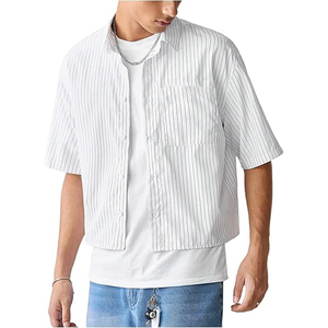 Wholesale Men Plaid Shirt Short Sleeve Casual <b>Check</b> Shirt Lightweight Cotton OEM Supplier Factory - Product Image 1