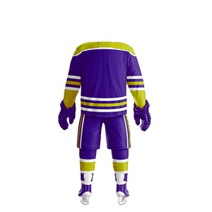 Dernier design, confort supérieur, texture douce, haute résistance, combinaison d'entraînement à manches longues, vêtements de sport, uniforme de hockey sur glace - Product Image 2
