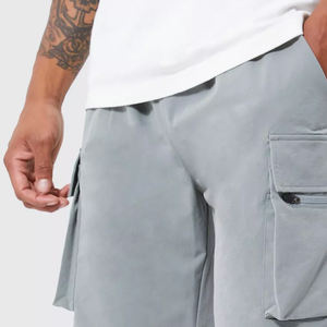 Pantalones Cortos Cargo para Hombre, Nueva Moda, Precio Económico, OEM, Súper Calidad, Transpirables, Logotipo/Colores Personalizados, Pantalones Cortos Cargo de Última Tendencia, Ligeros - Product Image 4