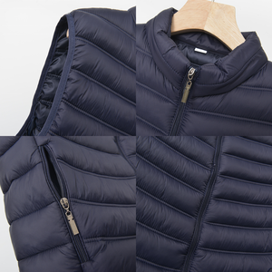 Gilet matelassé léger et respirant 100 % polyester imperméable et isolé pour homme, idéal pour la randonnée hivernale et les occasions décontractées - Product Image 5