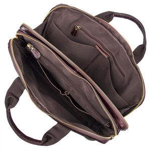 Bolsos de Negocios de Cuero ODM, Diseño Personalizado OEM, Maletín Ejecutivo al por Mayor, Bolsos de Negocios de Cuero Seguros para Almacenamiento de Archivos y Computadora Portátil - Product Image 2