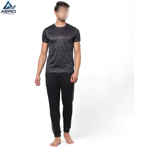 T-shirts de sport et de fitness pour hommes, personnalisables, lavables en machine, col rond, coupe ajustée, qualité supérieure, vente en gros 2026 - Product Image 1