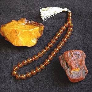 Perles de prière islamiques en résine étanche faites à la main, Misbaha Tasbih, cadeau de Ramadan et de l'Aïd, décoration de la maison, figurine d'ange circulaire - Product Image 1
