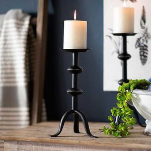 Customized Black Aluminium <b>Candle</b> <b>Holder</b> Handmade Tabletop Metal <b>Candle</b> <b>Stand</b> For Home & Event Decoration Wedding Centerpiece - Product Image 1