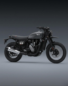 Motocicleta BSA "SCRAMBLER" con Doble Escape Negro, Frenos de Disco, Placa de Matrícula 65 Incluida, Directo de Fábrica - Product Image 4