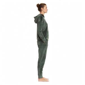 SPINE <b>CRAFT</b> <b>Adults</b> Solid Breathable Spring Sportswear <b>Set</b> 100% Cotton Athletic Jacket Long Pants <b>Set</b> Zipper Pocket Autumn Wear - Product Image 4