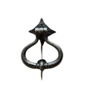 Custom Matte Black <b>Gothic</b> <b>Ring</b> Door Handle Cast Iron Sunburst Backplate Front Door Knocker Heavy Duty Exterior Gate Pull - Product Image 3