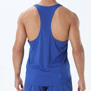 เสื้อกล้ามออกกำลังกายผู้ชาย ผ้าตาข่ายโพลีเอสเตอร์ ลดราคาพิเศษ พร้อมรับสกรีนโลโก้ - Product Image 4