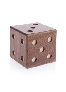 Juego de Dados de Madera Personalizado, Cubos de Puntos Digitales Gigantes, Dados de Madera para Jardín con Bolsa de Lona para Transportar - Product Image 6
